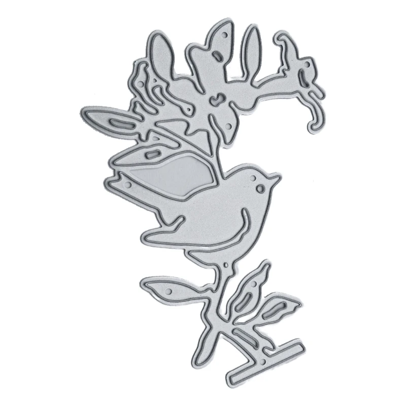 

Metal Die Cuts Bird Branch Cutting Dies Stencils DIY Cutting Template Scrapbook