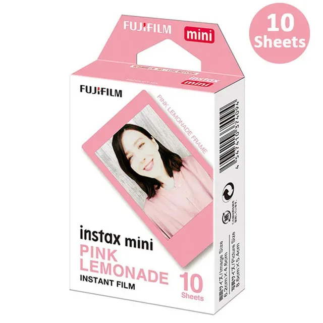 후지필름 미니 12 필름 핑크, 레모네이드 인스탁스 미니 필름 인화지, 즉석 카메라용, 후지 미니 11 8 9 7s 40 26 70 90, 10-30 매