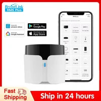 BroadLink RM5 Plus Smart Remote Control Wifi IR Bluetooth Hub Controller Timer Voice Control Work For Alexa Google Assistant