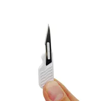 Mini Short Handle No.10/11/12/15 Scalpel Surgical Sharp Portable Knife Blades For Plant Repair DIY Carving Unpacking Tool 2