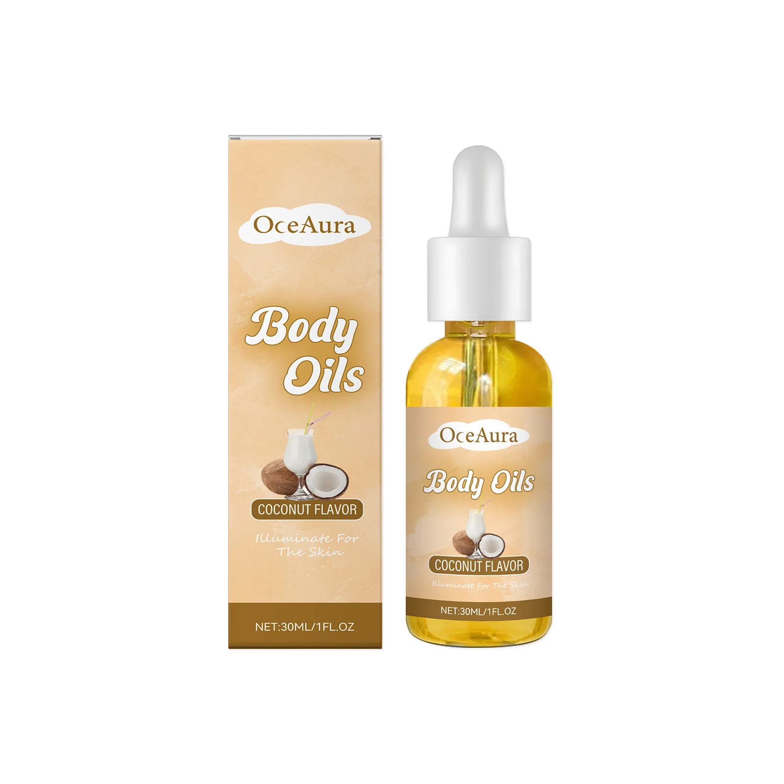 OCEAURA Coconut milk body moisturizing essential oil daily care moisturizing and body skin lubricating and delicate