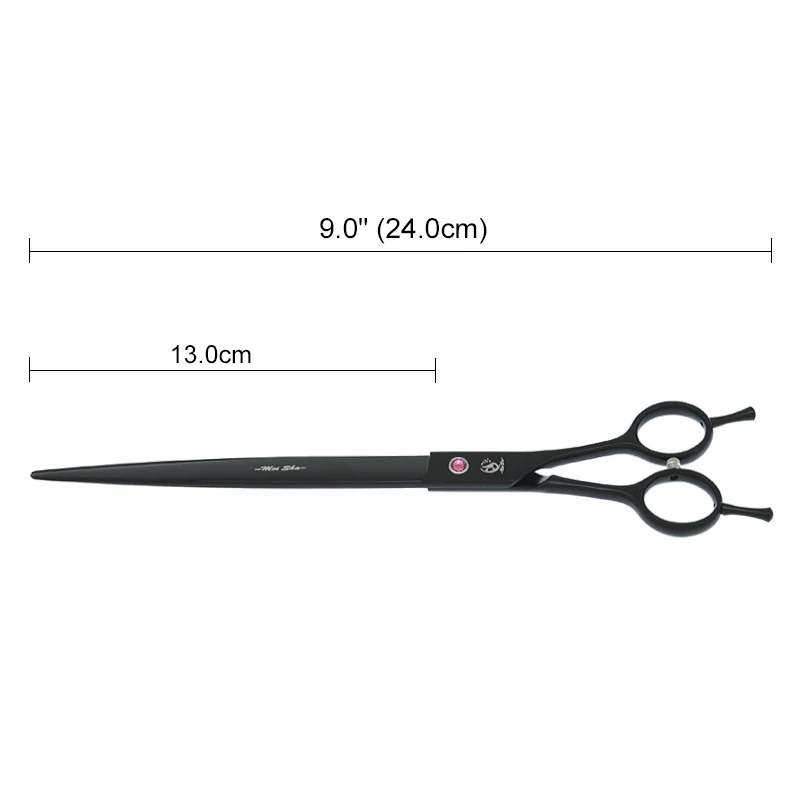 9 inch Meisha 24cm Pet Trimming Scissors Japan Steel Dog Big Cutting Shears Animals Curved Scissors Pets Grooming Tools B0062A