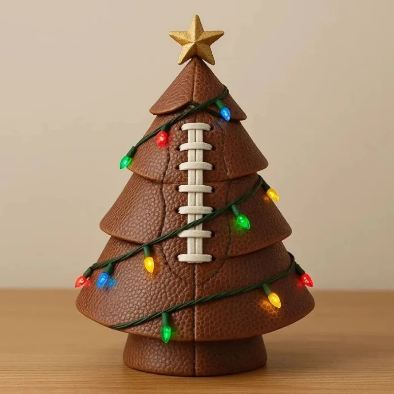 Football Christmas Tree Decoration Creative and Interesting Festival Decoration Ornaments Party Gifts Increase Atmosphere