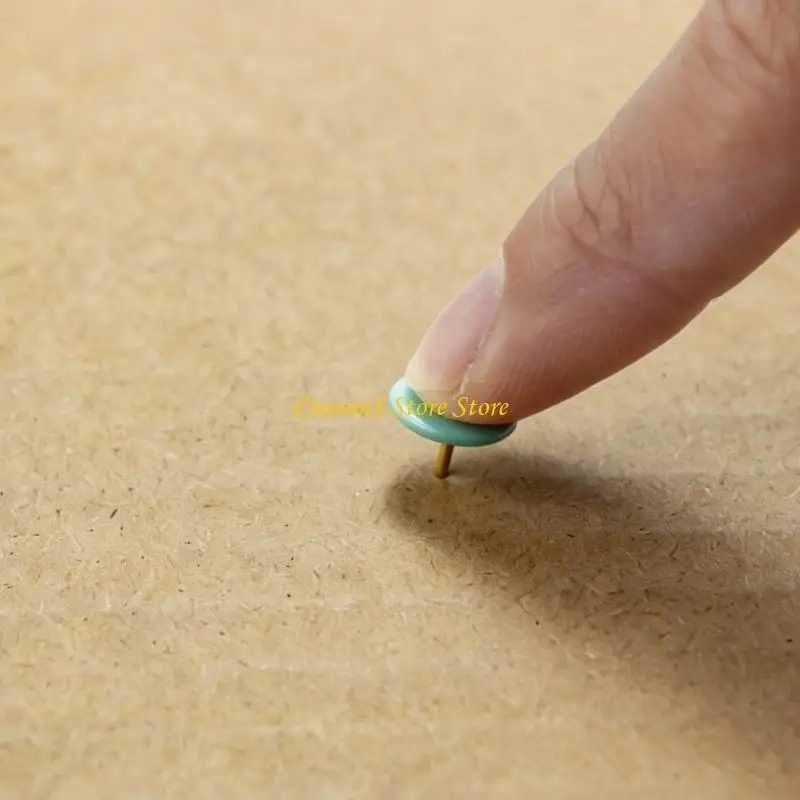 A3PC 지도 푸시 핀 팩 핀 보드 압정용 둥근 모양 그리기 지도 핀