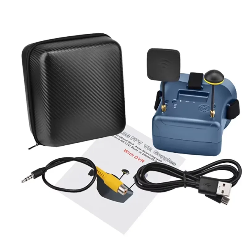 Écran 4.3 pouces allumé du récepteur 40CH avec fonction DVR