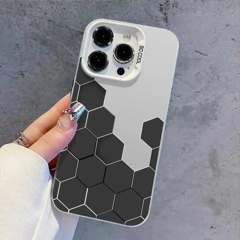 Enhanced Soft Silicone Phone Cover with New Design and Silver IMD Finish