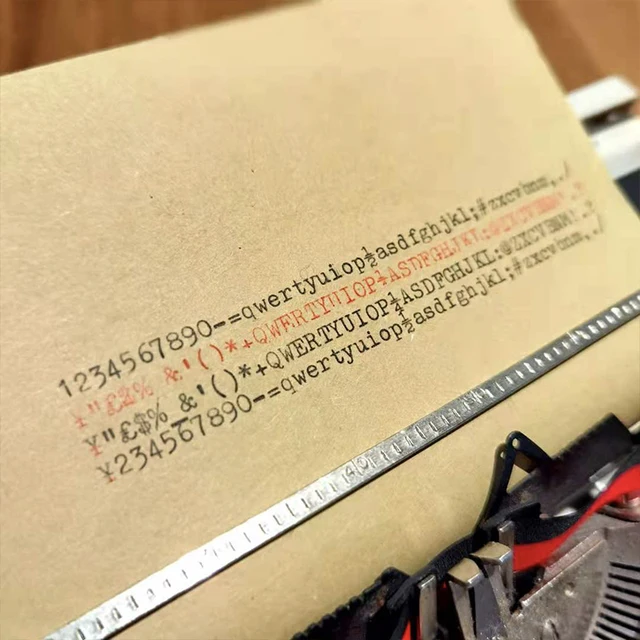 Typewriter White English Machinery S Normal Use Retro Artistic