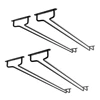 Wine Glass Hanging Rack with Screws Wall Mount Wine Glass Holder Hanger Storage for Bar Kitchen 1