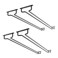 Wine Glass Hanging Rack with Screws Wall Mount Wine Glass Holder Hanger Storage for Bar Kitchen 1