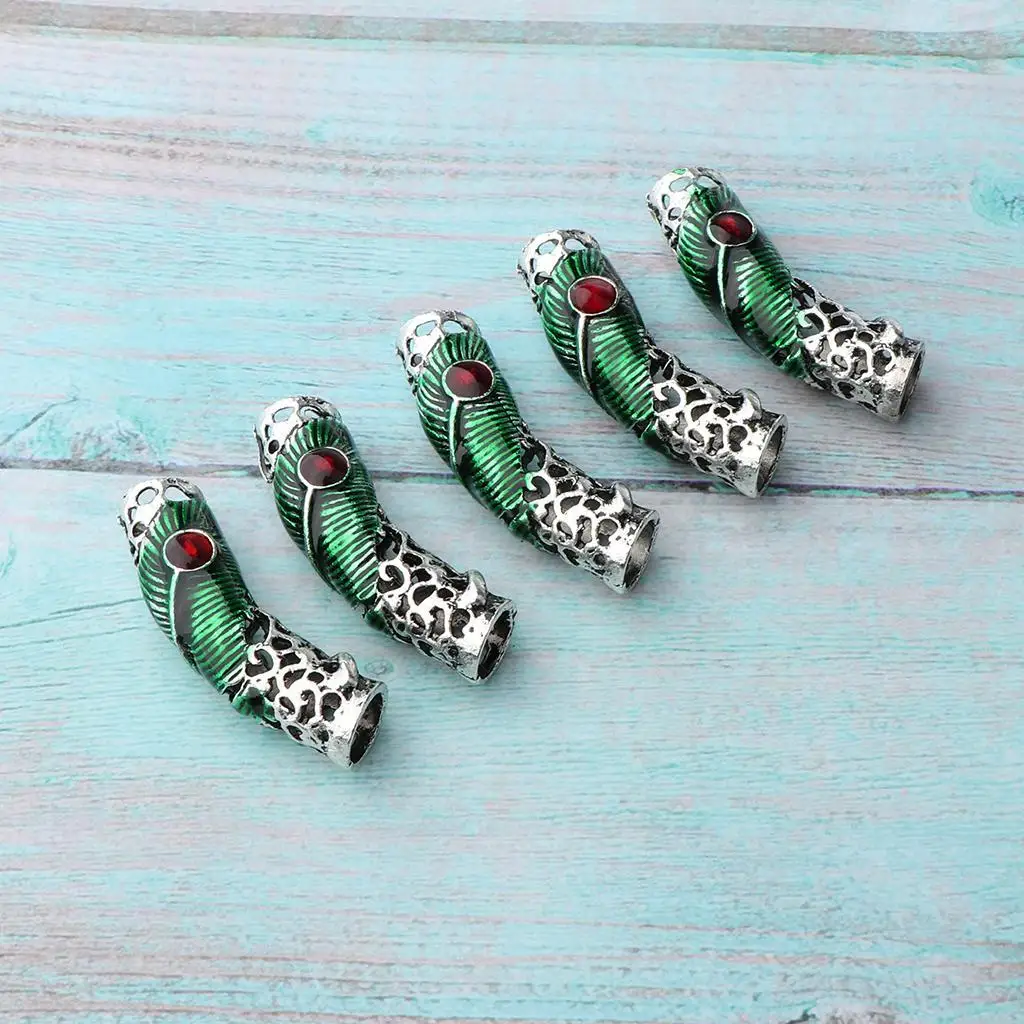 앤티크 스타일 수염 구슬 세트, 보석 보석, 노즈 반지, 드레드락, 헤어, 수염,..