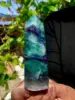 Beautiful large natural color fluorite tower crystal wand Reiki healing 1