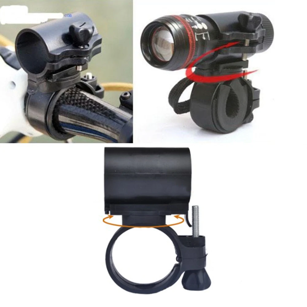

Bike Flashlight Holder LED Head Light Lamp Torch Mount Clip Clamp Accessories Excellent Workmanship And Long Service Life
