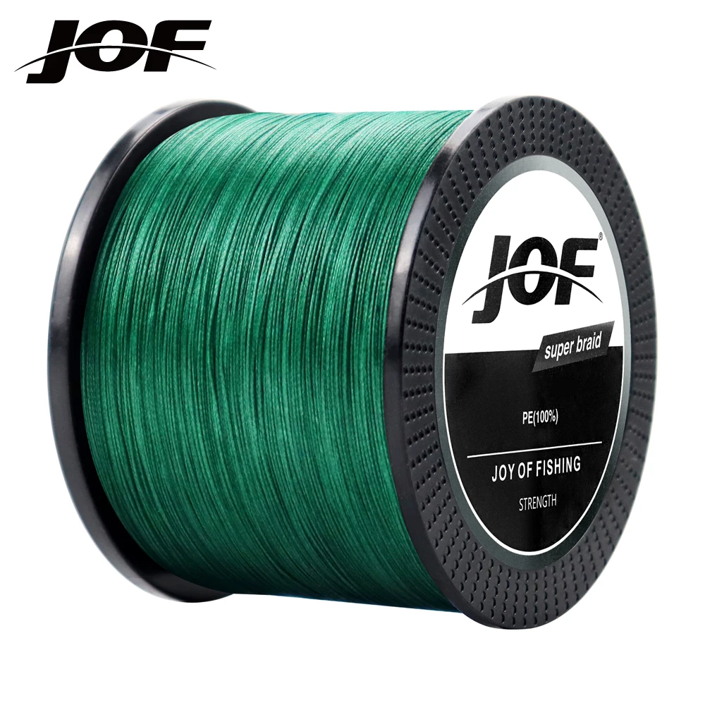 JOF 500M 300M PE Braided Fishing Line 4 Strand 10-120LB Multifilament Fishing  Line for Carp Fishing Wire Color: Blue, Line Number: 500M 0.11MM 10LB