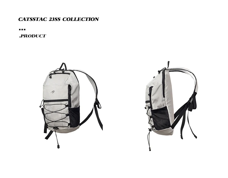 C Small capacity silver wing backpack versatile nylon material casual accessories