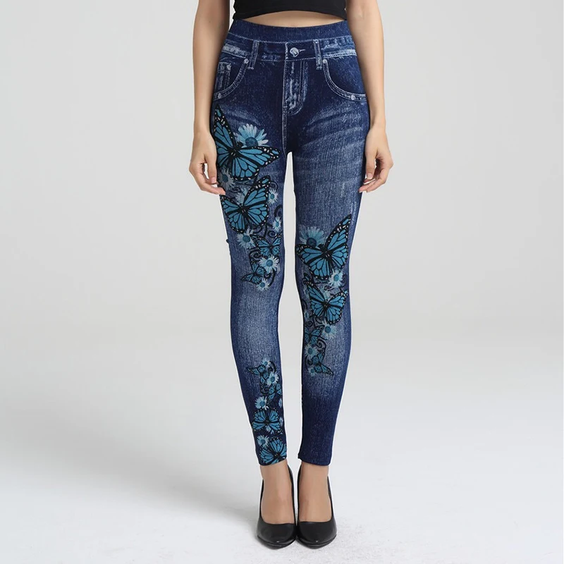 High Waist Printed Pattern Ladies Leggings Women Seamless Sports Leggings Suitable for Friends Gathering Wear