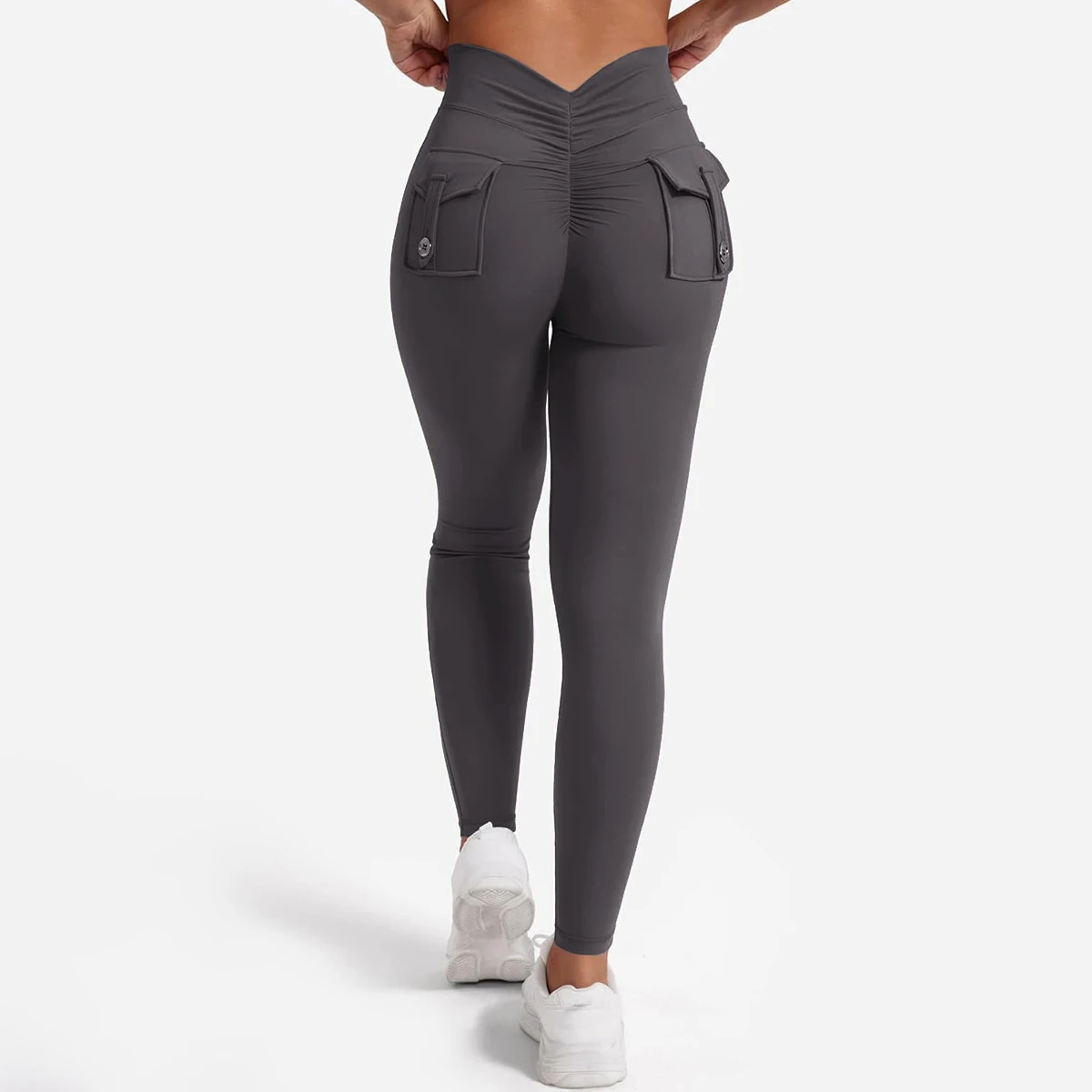 High-Waisted Elastic Yoga Leggings for Women