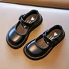 Children's Leather Shoes Spring Autumn Versatile Kids Girls Causal Single Shoes Fashion Korean Style Princess Mary Jane Shoes 1