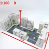 1/150 Scale Diorama Building Model City Street View Architectural Model For Guam Backdrop Display Scene Prop Model Collection 6
