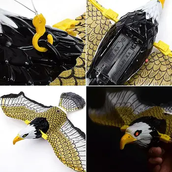 Simulation Bird Interactive Cat Toy for Indoor Cats,Automatic Hanging Eagle Flying Bird Funny Cat Interactive Toy Cat Supplies 6