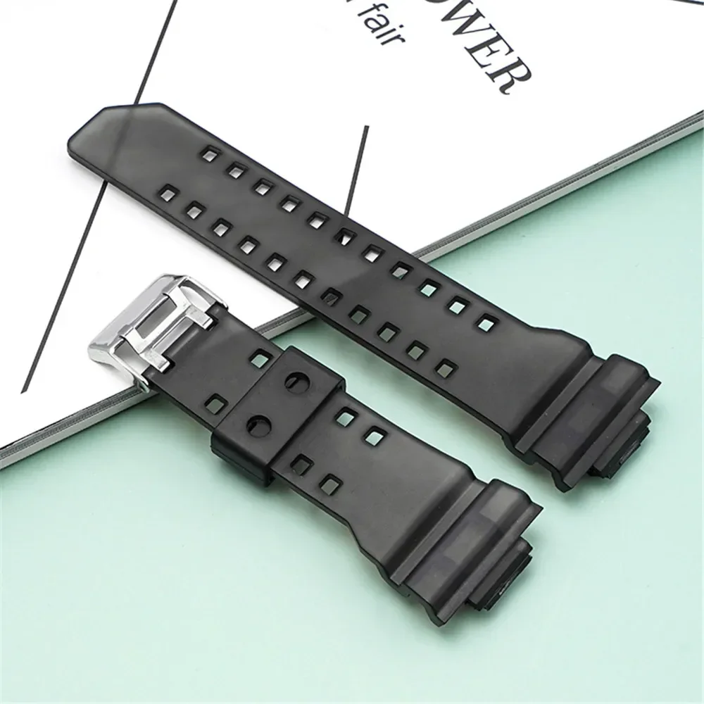 Cinturino Orologio In Silicone Nero Con Cassa E Attrezzi - Ricambio Per G-Shock GA110/GA100