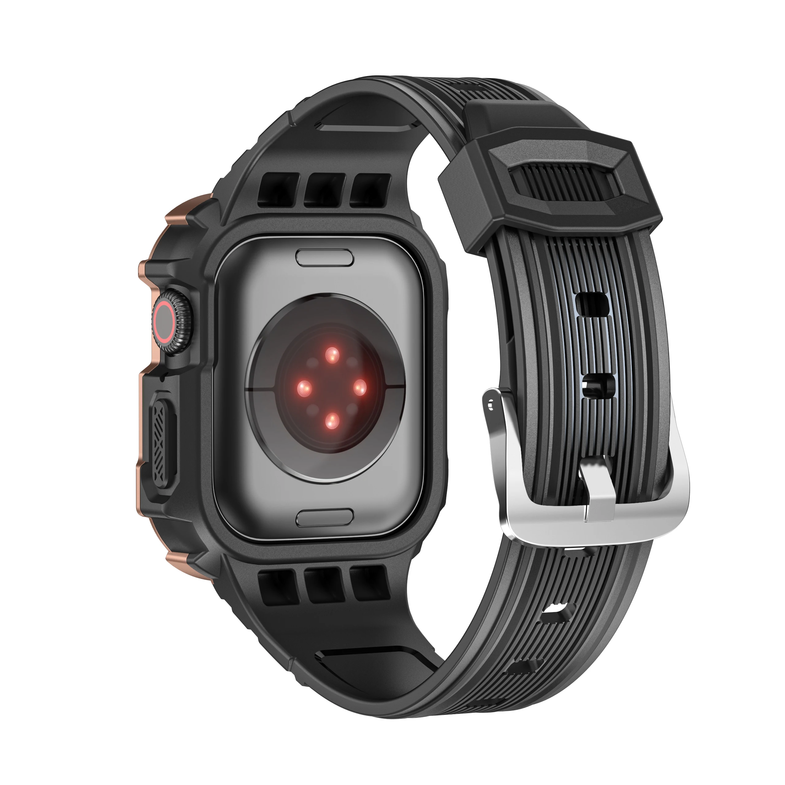 Silicone Strap+Case for Apple Watch Band Ultra 49mm 8 7 45mm 41m Bracelet Wristband Cover iWatch 6 5 4 SE 44mm 40mm 3 42mm 38mm