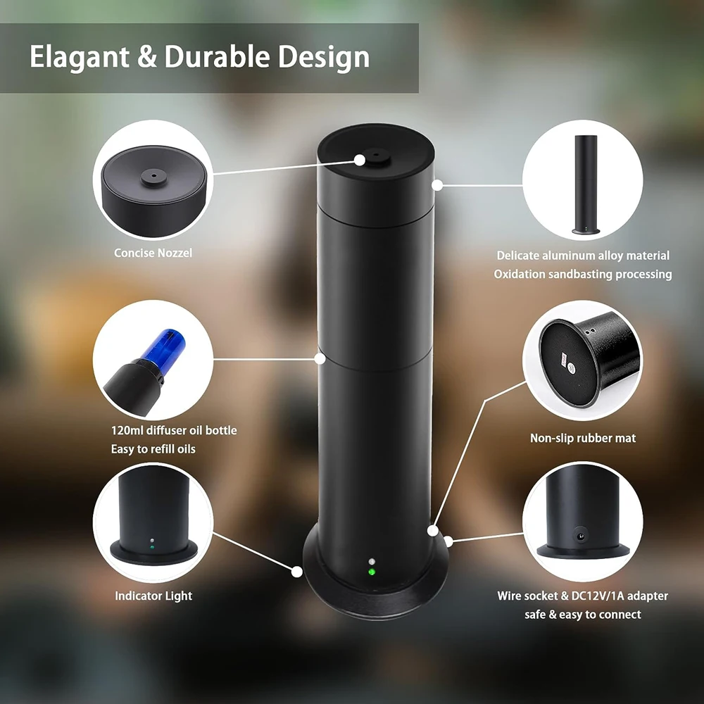 Flavoring Diffuser Waterless Cold Air Diffusers For Essential Oil Home Hotel Remote Control Scent Machine Large Room Fragrance
