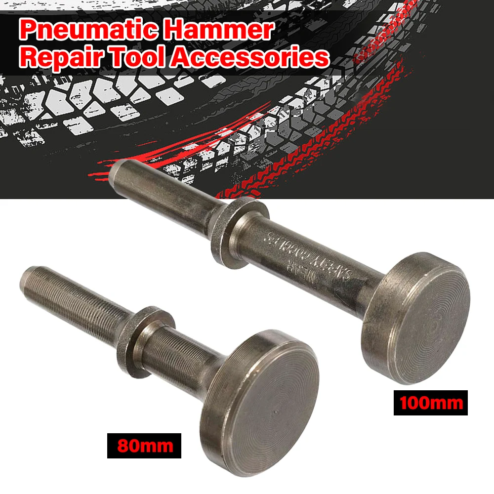 80mm/100mm Shovel Hammer Steel Smoothing Pneumatic Drifts Air Hammer Power Tools Bit Set Extended Length Tool 1pcs