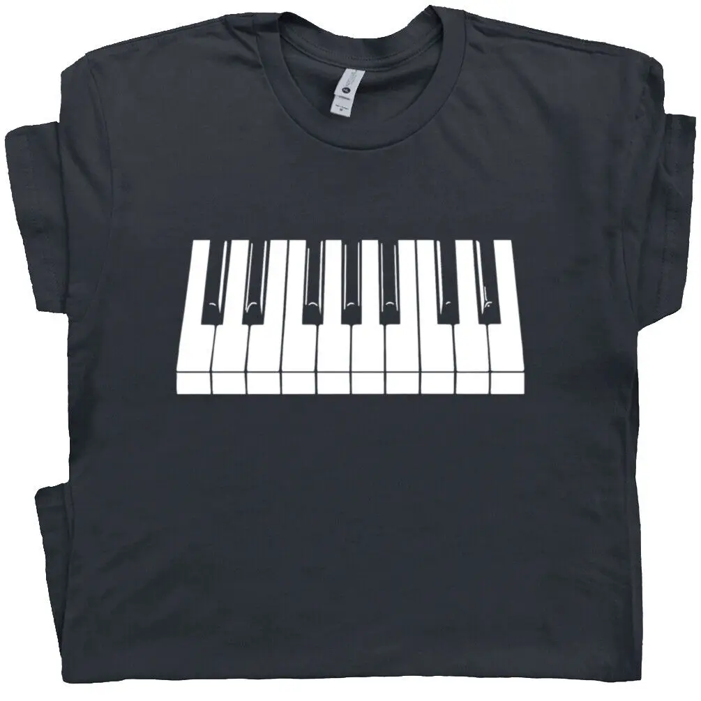 Maglietta Con Tastiera Per Pianoforte Beetle Mozart Keytar Keys Cool Pianista Player Gift Tee Maniche Lunghe O Corte