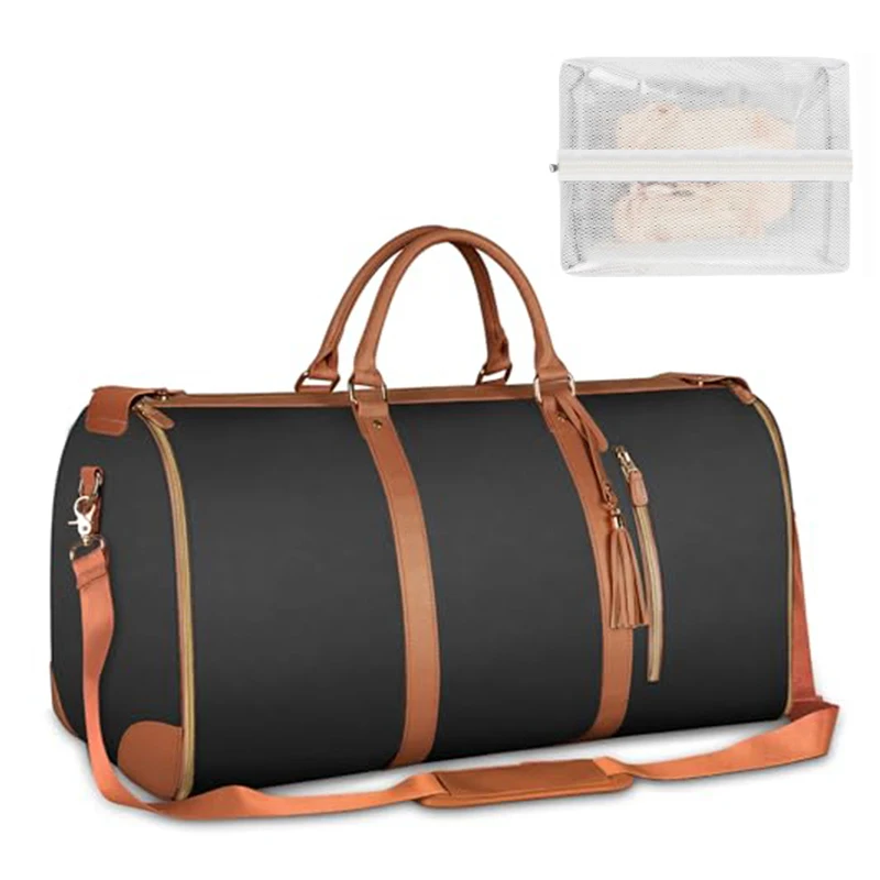 Extra Large Luggage Travel Bag Waterproof Leather Handheld Folding Luggage Outdoor Fitness Bag Multi Functional Storage Bag 6