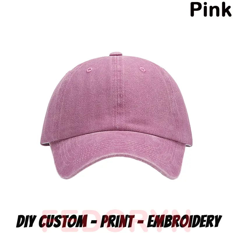 Fedoryn Custom Logo Baseball Cap for Men and Women DIY Design Letter Embroidery Retro Hat Customize Cap Graphic Print Wholesale - Image 8