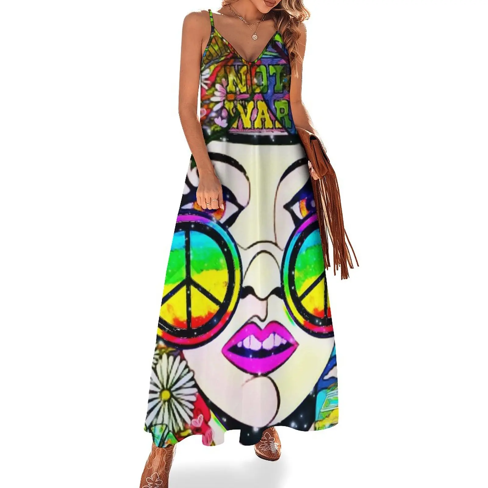 

Flower Child Sleeveless Dress bandage dress dress for woman Female