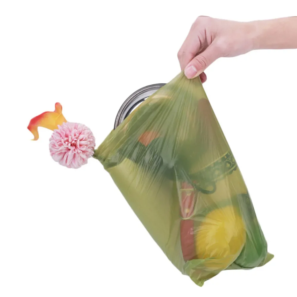 Compostable Dog Poop Bags Cornstarch Earth Friendly 120pcs 8 rolls/box Biodegradable Pet Dog Cat Waste Bags Thicken Garbage Bag