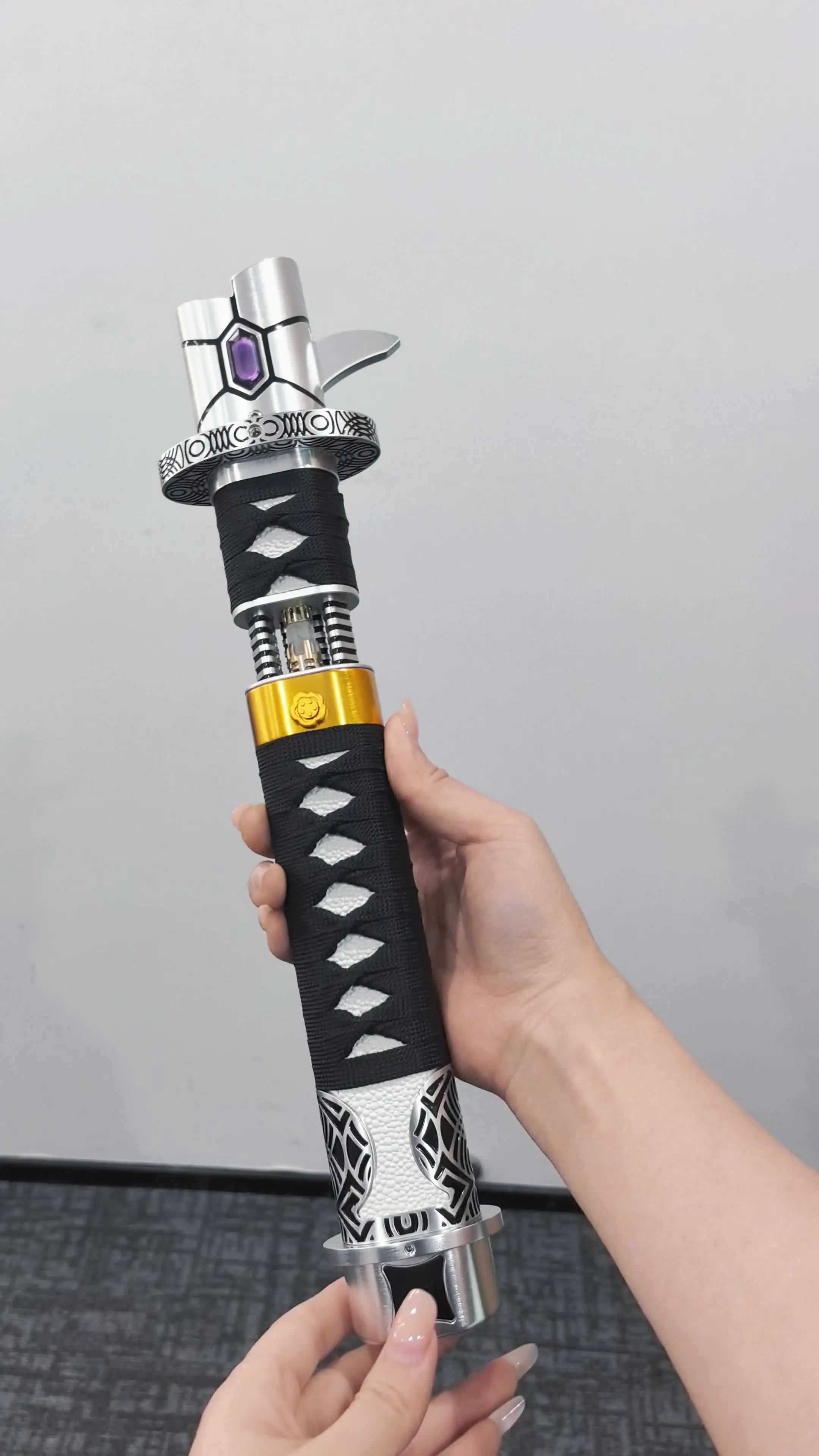TXQSABER Dark Katana RGB Lightsaber Proffie 2.2 Pixel