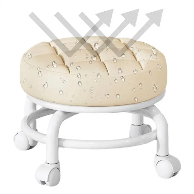 

Round Rolling Stool 360 Rolling Adjustable Stool With Wheels Rotatable Swivel Stool With Wheels Adjustable Stool With Wheels