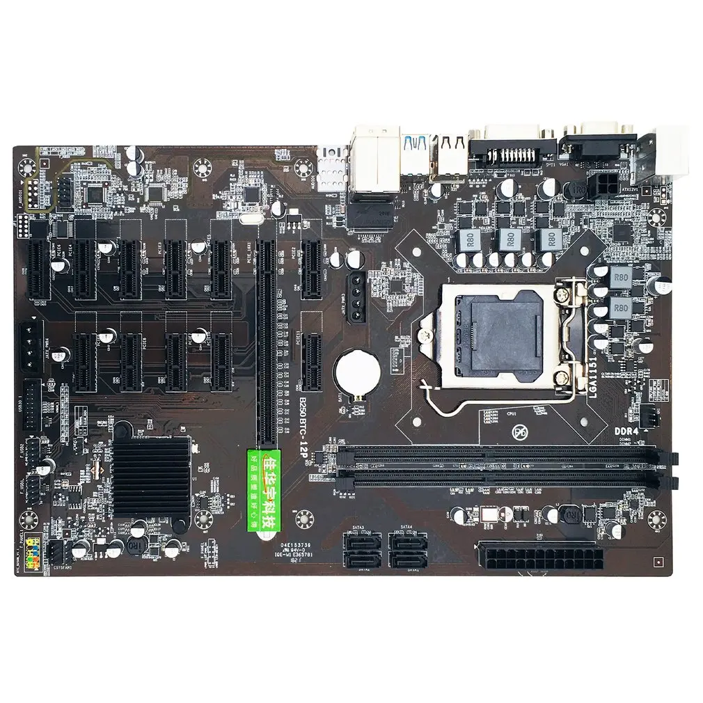B250 Btc Mining Motherboard For Asus Expert 12 Graphics Card
