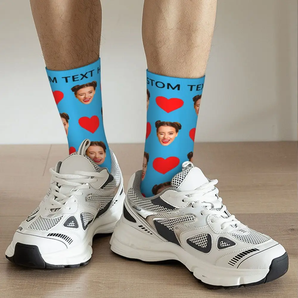 Personal Custom Avatar Printed Socks Cozy Sport Middle Tube Socks Cotton for Unisex Birthday Present 97 Se6d4462525c940499d1e361346ca8249C