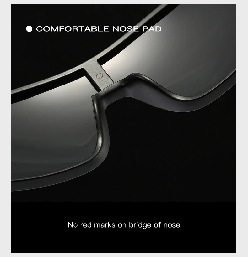Karos Polarisierte Sonnenbrille, UV400-Schutzbrille, Herren und Damen, blendfrei, modische Brille, geeignet zum Fahren, Urlaub, Reisen – Detail 7