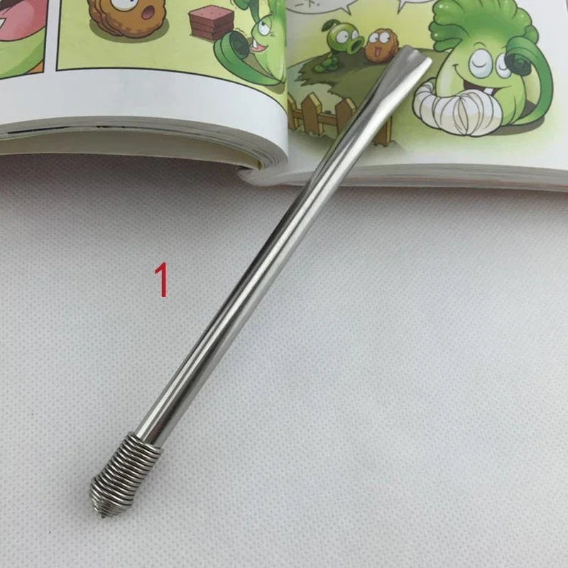 Yerba Mate Tea Spoon Stainless Steel Straw Spoon Reusable Juice Drinking Straws Tea Filter Spiral Head