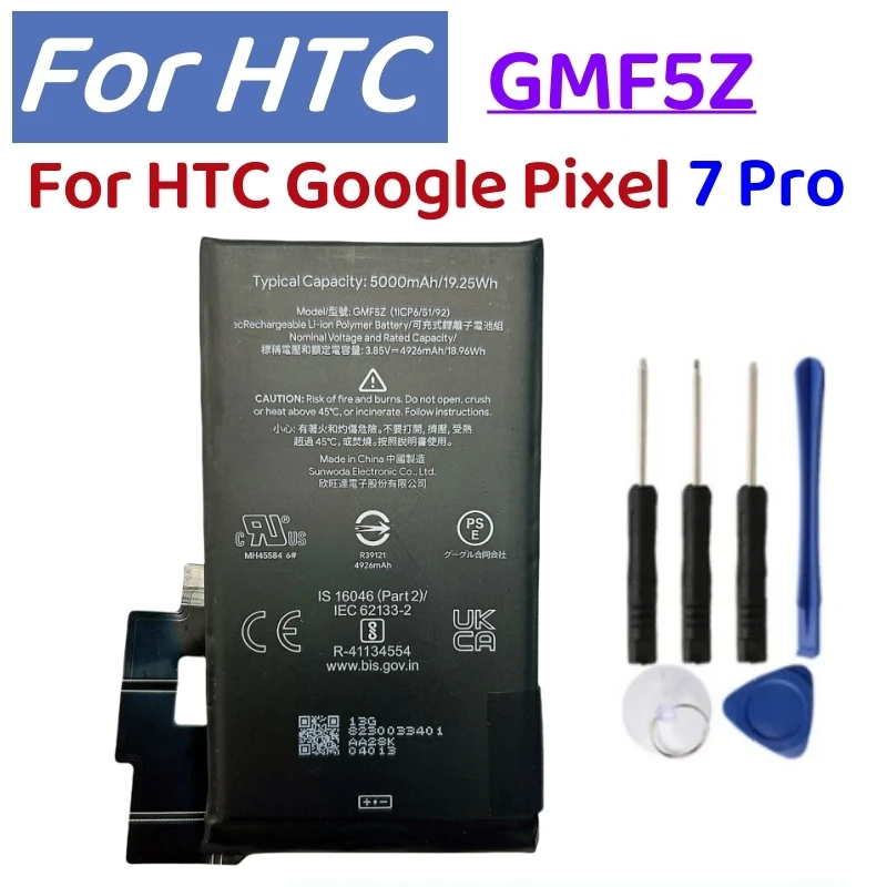 Batterie D'origine Google Pour Pixel 7 Pro (modèle GMF5Z), Occasion