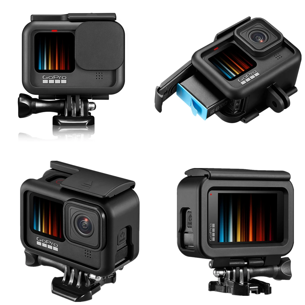 액세서리 Gopro Hero13 12 11 카메라 용 알루미늄 쉘 마운트 Gopro Hero 10 9 용 60M 방수 하우징 케이스 보호 프레임