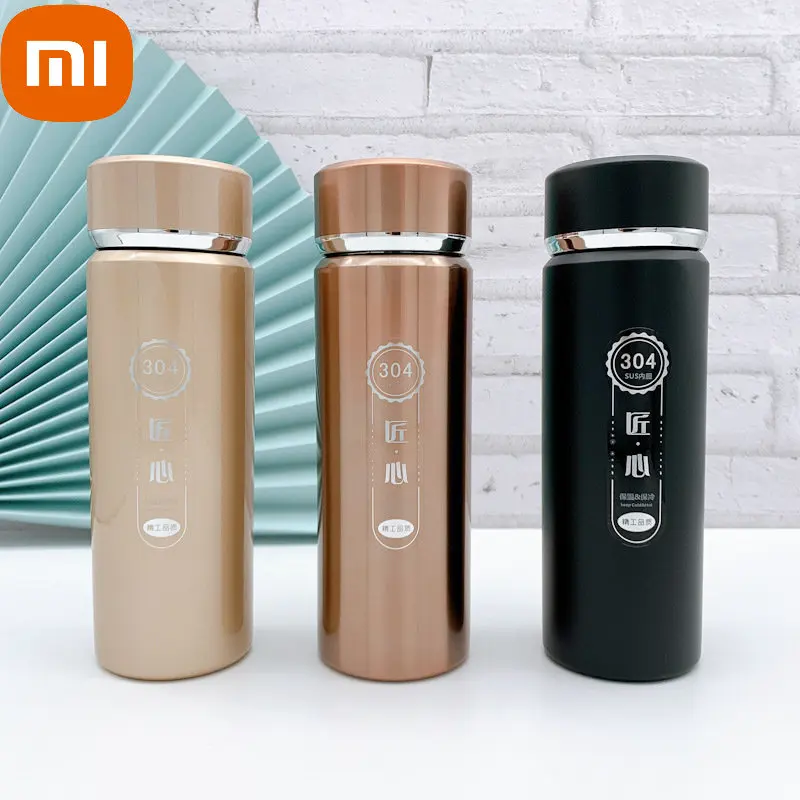 

Xiaomi Thermal Cup 304 Stainless Steel Water Cup Straight Body Cup For Men And Women Bottle Keeps Cold Vacuum Cup