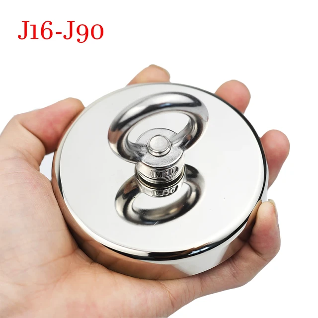 16-90 Super Strong Neodymium Magnets N52 Iman Salvage Magnet Fishing with  Countersunk Hole Eyebolt for Magnetic Fishing Magneat - AliExpress