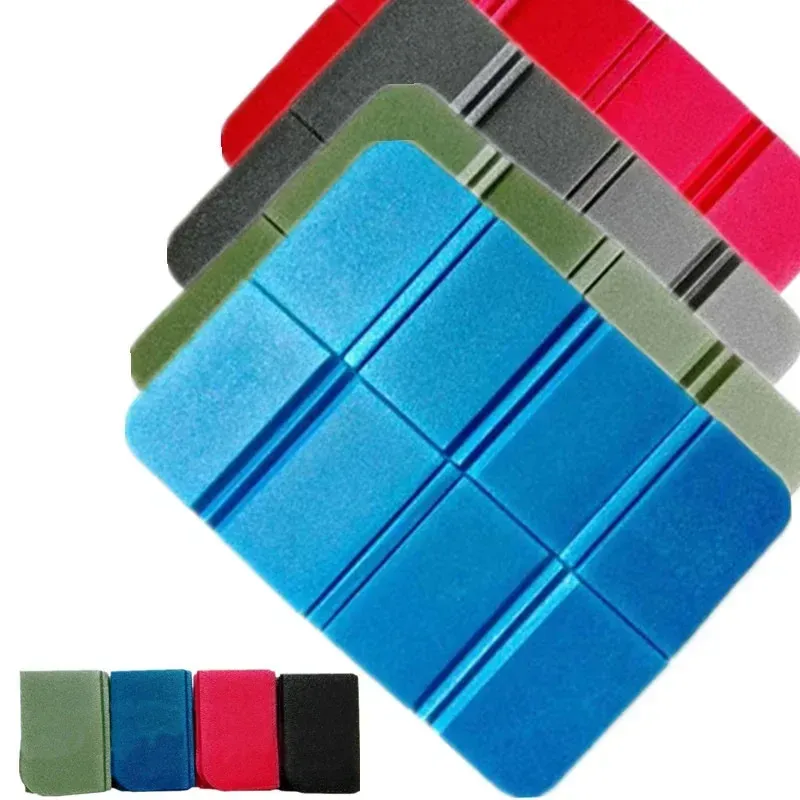Foam XPE Folding Cushion Beach Camping Portable Moisture Proof Mats Outdoor Portable Waterproof Small Picnic Pad 6 Colors