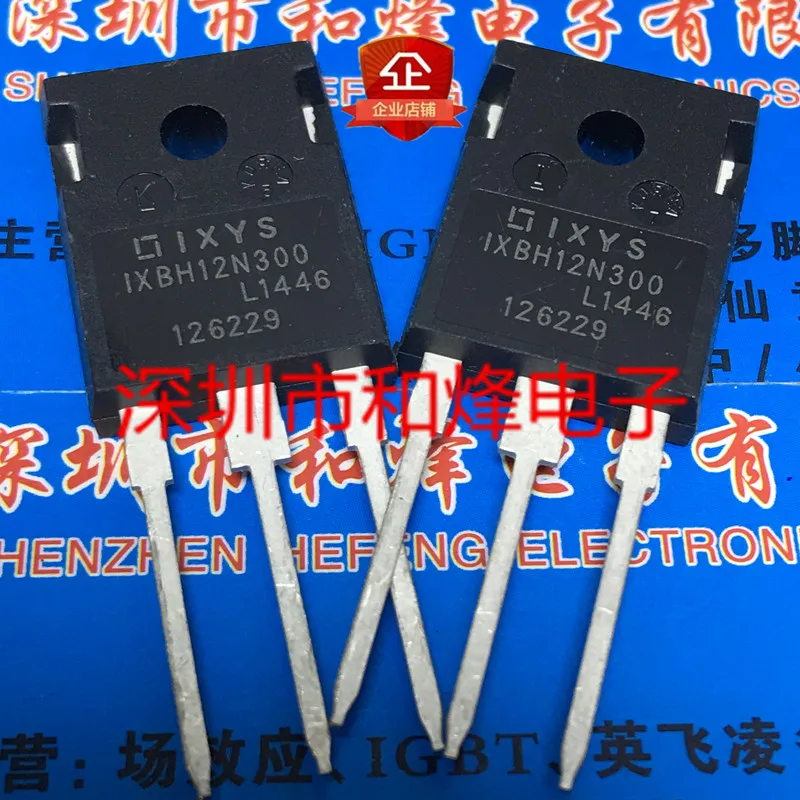

5PCS IXBH12N300 TO-247 3000V 12A Brand new in stock, can be purchased directly