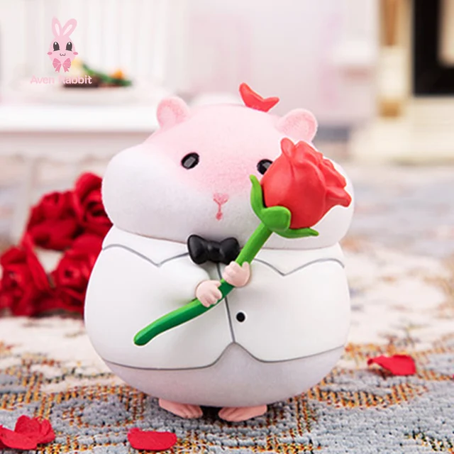 Clark the Hamster Foodie Blind Box Toy Mystery Box Mistery Figure Caja Misteriosa Surprise Anime Kawaii Model Girl Birthday Gift 2