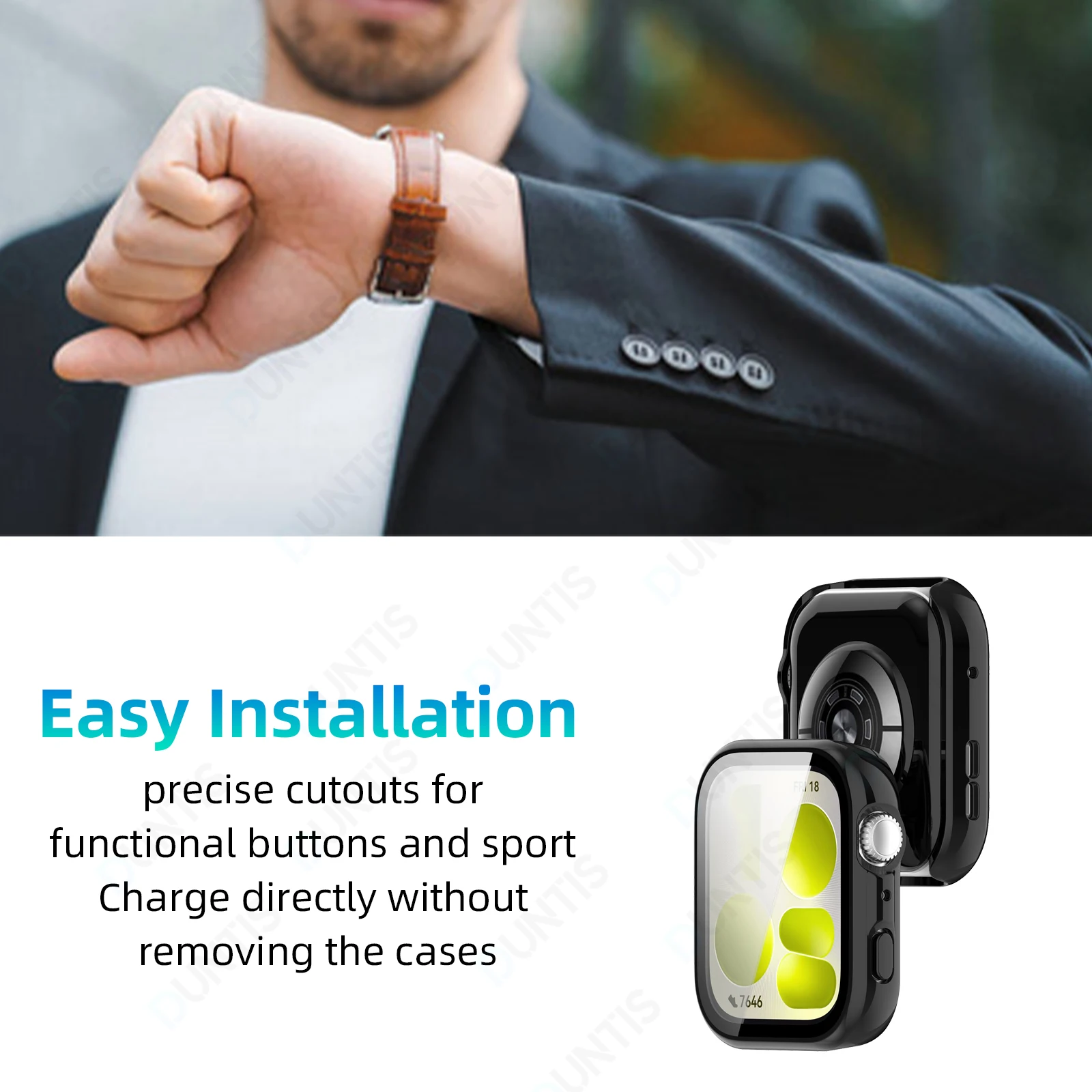 Premium Glass+PC Protective Case with Built-in Ultra-HD Tempered Glass