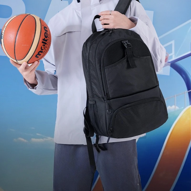 Versatile Sports and Fitness Backpack with Shoe Compartment – Large Capacity Outdoor and Gym Bag