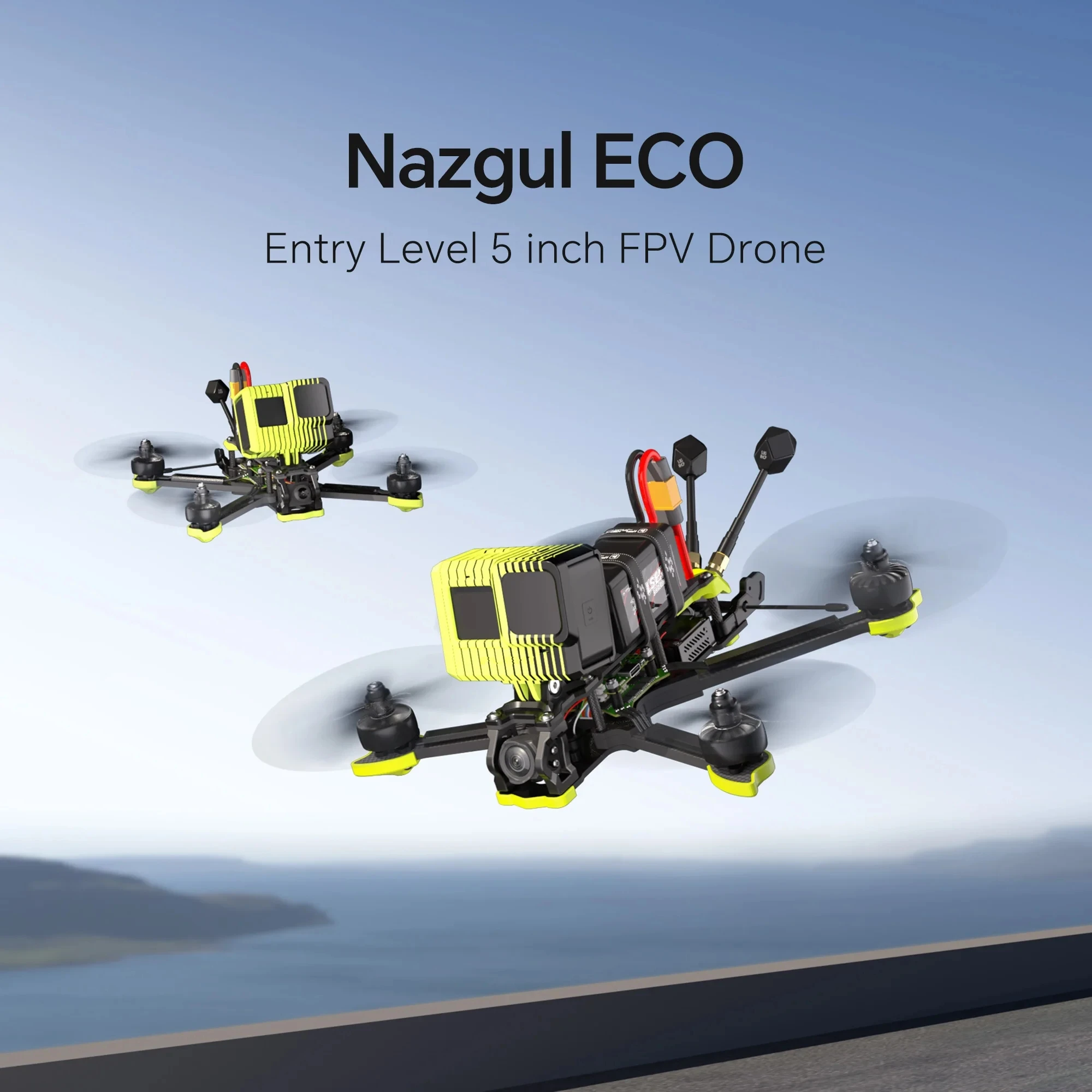 iFlight Nazgul ECO XL5 Analog 6S V1.1 Drone BNF со стеком BLITZ 1,6 Вт VTX / BLITZ F7 (E55 4-в-1 ESC) для FPV-дронов thumbnail 2