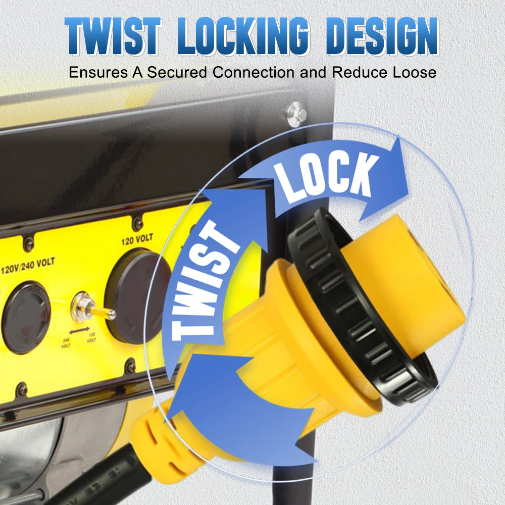 Adattatore RV 30A A 50A TT-30p/14-50r Di Circlecord - Fabbrica - Foto 5