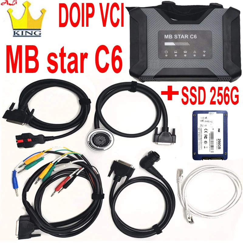 car battery drain tester Upgrade MB star c6 sd connect DOIP VCI M6 Multiplexer with software SSD C4 C5 Diagnosis WIFI with laptop T420 i5 diagnostic tool car battery tester Diagnostic Tools